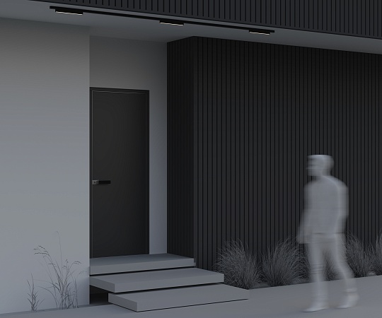 Уличный трековый светильник Outdoor O-TR02-1-S-12WB4K - фото