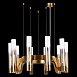 Люстра подвесная ST-Luce Латунь/Хром, Прозрачный E14 10*40W SL1235.303.10 - фото