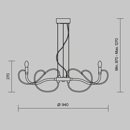Люстра Maytoni Atlanta MOD051PL-07TR - фото