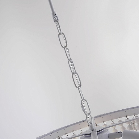 Люстра Rh Anselme White Wood Weathered Chandelier Imperiumloft 84574-22 - фото