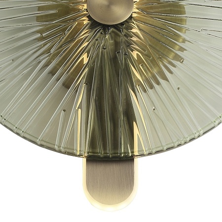 Светильник настенный ST-Luce бронза/зелёный LED 1*11W 4000K SL6141.321.01 - фото