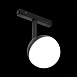 Магнитный трековый светильник Черный LED 1*7W 3000K 520Lm Ra>80 120° IP20 L120xW90xH192 ST358.436.07 - фото