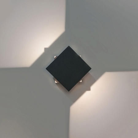 Пылевлагозащищенный светодиодный светильник с поворотным механизмом Fobos IP65 1607 Techno LED графит - фото