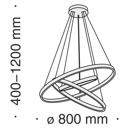 Подвесной светильник Maytoni Rim MOD058PL-L100BS4K - фото