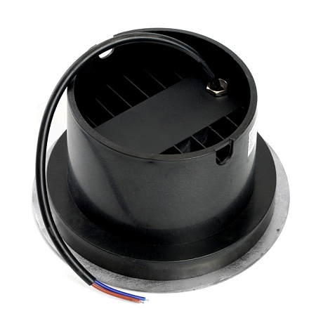 Светодиодный светильник тротуарный (грунтовый) Feron SP2803, 10W, AC/DC12V, низковольтный, 3000К, металлик, 160*H90mm, вн.диаметр: 110mm, IP67 - фото