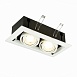 Св-к встр. Черный, Белый GU10 2*50W IP20 L245xW126xH70 220V Без ламп ST250.558.02 - фото