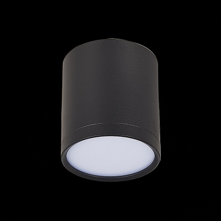 Светильник потолочный Черный LED 1*5W 3000K 390Lm Ra>90 120° IP20 D68xH75 170-240V ST113.432.05 - фото