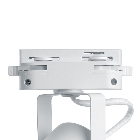 Светильник Feron AL191 трековый однофазный на шинопровод под лампу GU10, белый - фото