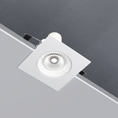 Светильник встраиваемый Minnie GU10 белый 25057/01 Elektrostandard - фото