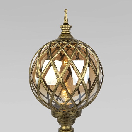 Ландшафтный светильник уличный на столбе Sirius F черное золото IP44 Sirius F черное золото Elektrostandard - фото