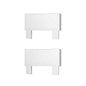 Торцевая заглушка SKYFLAT (2 шт) ST-Luce Белый ST067.509.19