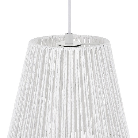 Светильник подвесной белый/белый E27 1*40W SLE6025-513-01 - фото