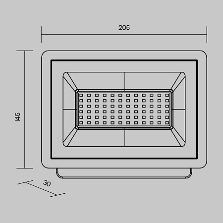 Прожектор Outdoor Flood FL001-L50B6K - фото