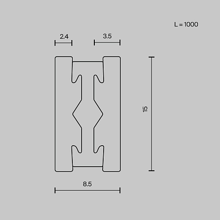 Шинопровод Technical TRX154-111BS - фото