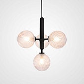 Подвесной Светильник Raffin 4 Transparent Black Imperiumloft 177908-26