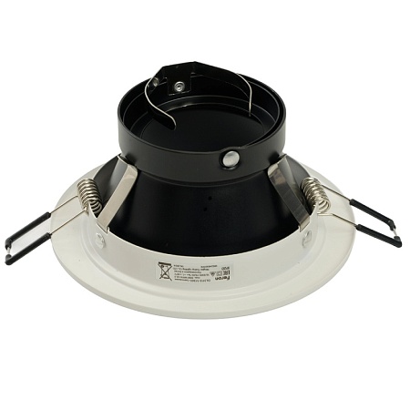 Светильник встраиваемый Feron DL3113 потолочный MR16 G5.3 белый + черный - фото