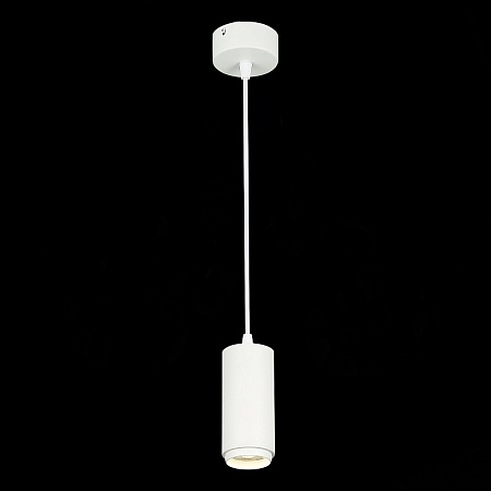 Светильник подвесной Zoom Белый LED 1*10W 4000K 1 000Lm Ra>80 15-60° IP20 D59xH130 170- ST600.543.10 - фото