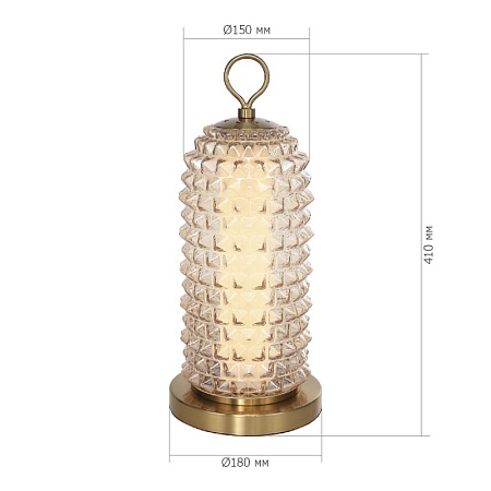 Прикроватная лампа ST-Luce латунь/Шампань LED 1*12W 4000K SL6144.304.01 - фото