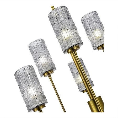 Люстра подвесная ST-Luce Латунь/Дымчатый E27 6*60W SL1240.303.06 - фото