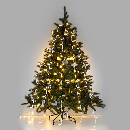 Гирлянда Eurosvet 200-101 теплый белый с эффектом мерцания - фото