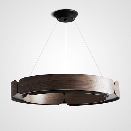 Подвесной Кольцевой Светильник Range 1 D55 Black Walnut Imperiumloft 101957-26 - фото