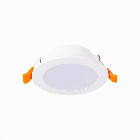 Св-к встр. Белый LED 1*6W 3000K 480Lm Ra80 110° IP20 D90xH30 220-240V ST210.538.06 - фото