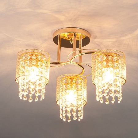 Потолочный светильник Eurosvet 30137/3 золото - фото