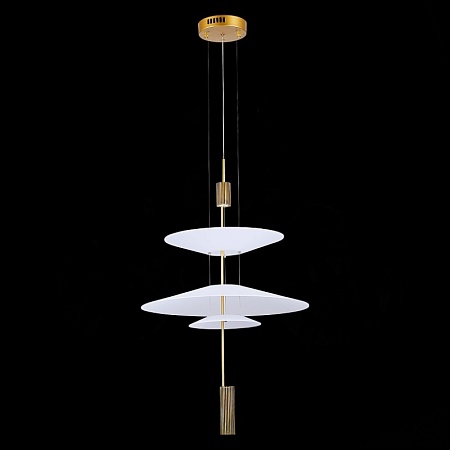 Люстра подвесная ST-Luce Золотистый/Белый LED 1*15W 3000K SL6101.213.01 - фото