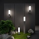 Настенный светодиодный светильник cерый IP54 1534 TECHNO LED Elektrostandard - фото