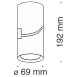 Потолочный светильник Technical Tube C019CW-01W - фото