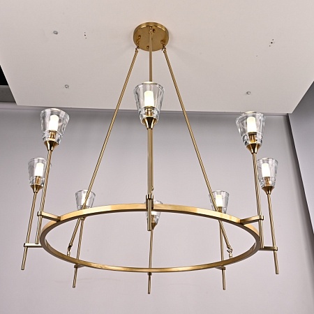 Люстра Torche De Verre Round Chandelier 8 Imperiumloft 75676-22 - фото