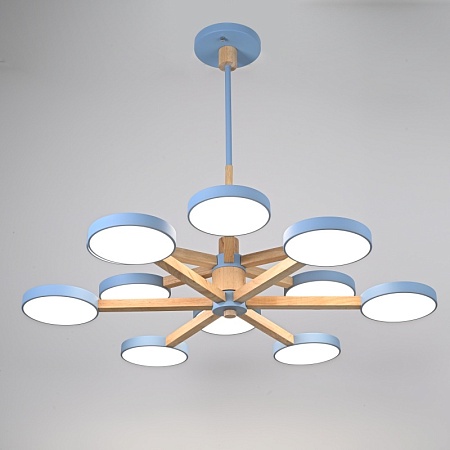 Подвесная Люстра Turna Dbl L12 Blue Imperiumloft 229092-26 - фото