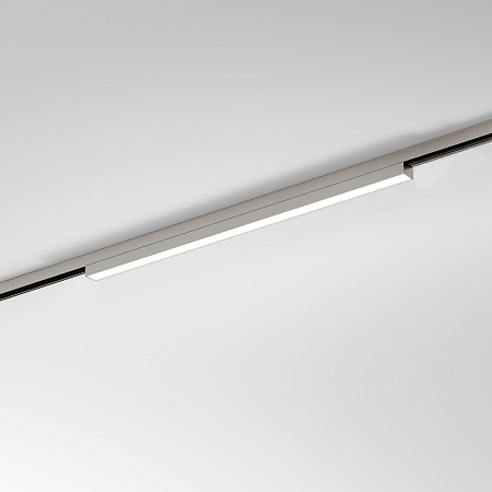 Трековый светильник 12W 4000K никель 85526/01 система Лайн 85526/01 Elektrostandard - фото