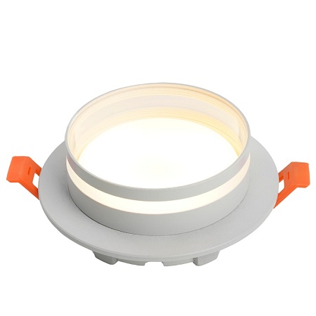 Светильник встраиваемый Feron DL502 LUNA  потолочный GX53 белый круг - фото