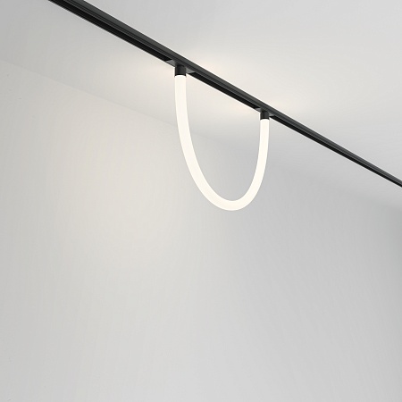 Трековая система Maytoni магнитная накладная чёрная 200 TS-D-200-TR101-2-20W4K-B