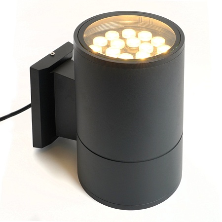 Светильник уличный светодиодный Feron DH0711, 18W, 1600Lm, 2700K, черный - фото