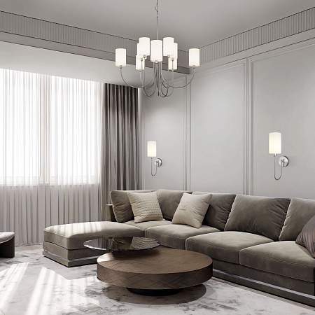 Подвесной светильник Eurosvet 60164/10 никель - фото