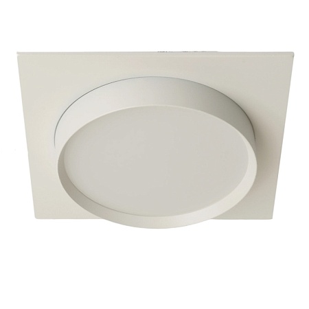 Светильник встраиваемый Feron DL506 потолочный GX53 белый квадрат - фото