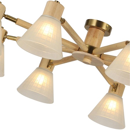 Потолочная люстра Arte lamp MELEPH A4096PL-8BR - фото