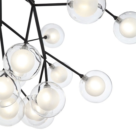 Светильник подвесной ST-Luce Черный/Прозрачный, Белый G4 LED 27*2W SL376.403.27 - фото