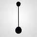Бра Via Pin Wall L41,5 Black Imperiumloft 193144-26 - фото