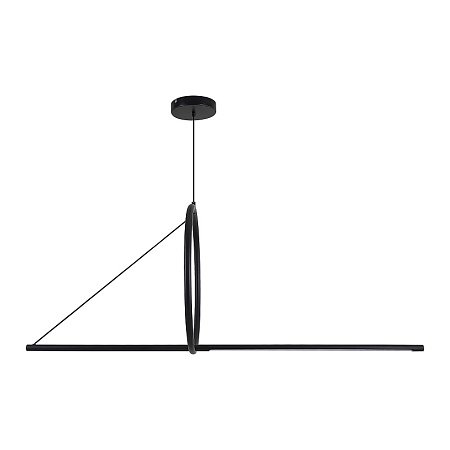 Подвесной Светильник Suspension Cercle Et Trait – Graphite Satine L120 Imperiumloft 144225-22 - фото