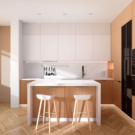 DK2531-WB Встраиваемый светильник SPACE со светодиодом под шпатлевку L126mm 220V 10W 38° 4000К IP20 белый/черный алюминий - фото