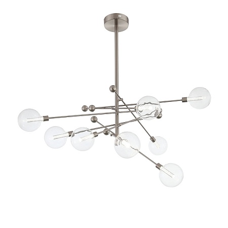 Люстра потолочная ST-Luce Никель/Прозрачный LED 8*4,5W 4000K SL377.342.08 - фото