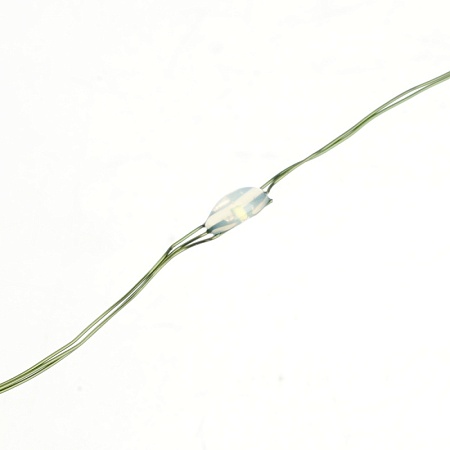 Светодиодная гирлянда Feron CL583 линейная Роса (на проволоке) 2700К c питанием от сети 220V 20м + сетевой шнур 1,5м - фото