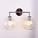 Бра Rh Utilitaire Globe Shade Double Sconce Silver Imperiumloft 123274-22 - фото