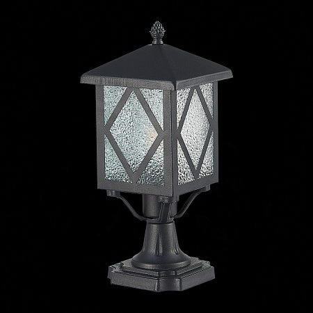 Светильник уличный наземный ST-Luce Черный/Черный, Прозрачный E27 1*60W SL084.405.01 - фото