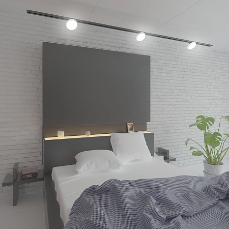 Трековый светодиодный светильник для однофазного шинопровода Pila Белый 12W 4200K 85078/01 Elektrostandard - фото