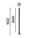 Ландшафтный светильник Outdoor Pole O440FL-L24GF3K - фото