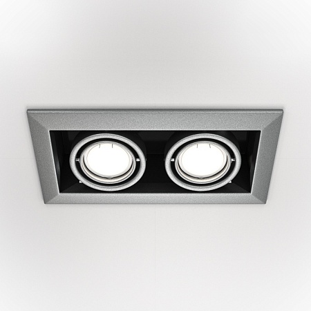 Встраиваемый светильник Technical Metal Modern DL008-2-02-S - фото